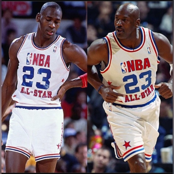 Michael Jordan 2003 NBA Throwback All Star Game Jersey Men XL Washington Wizards - Picture 3 of 14